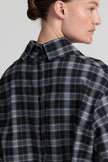 Babetta Dress in Grey Checked