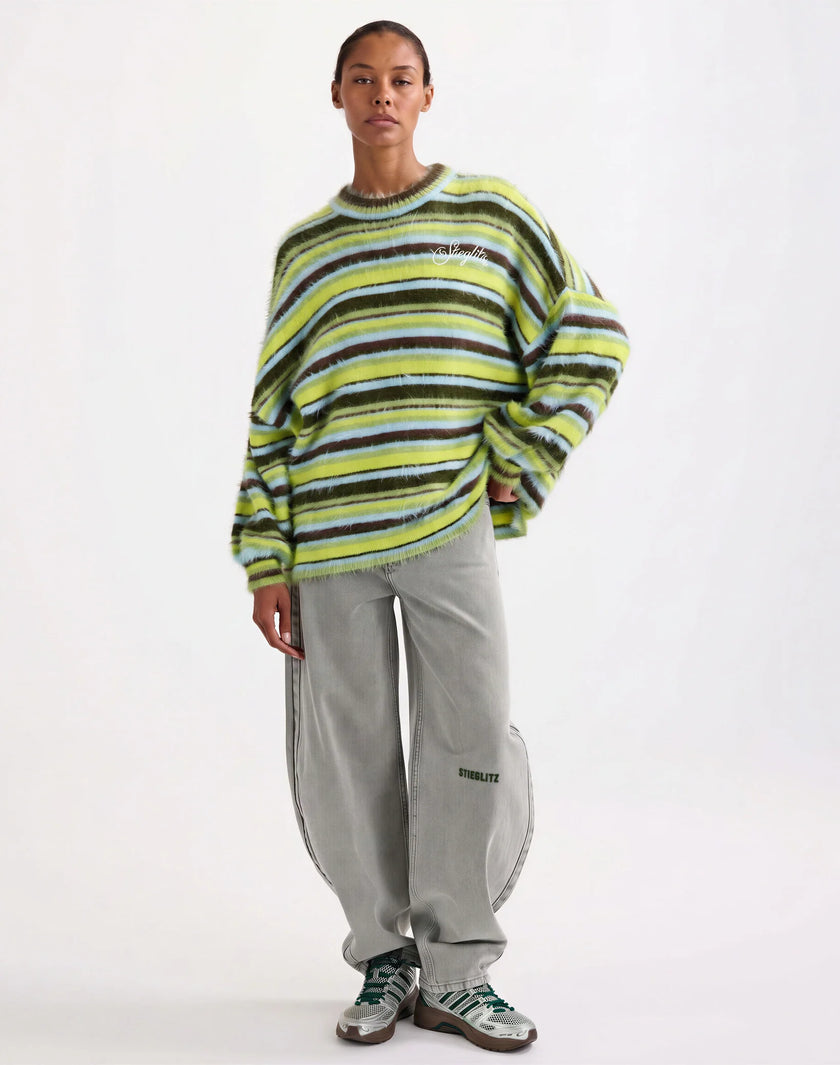 Tonio Knitted Sweater in Yellow
