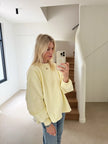 Waves Oversized Sweater in Butter and Neon