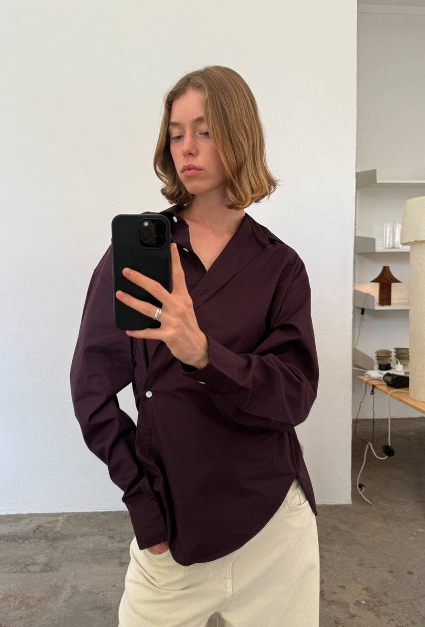 Daimi Shirt in Bordeaux