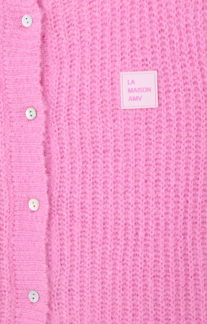 East Gilet in Rose Bubble Chine