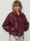 Cupido Red Bomber Jacket