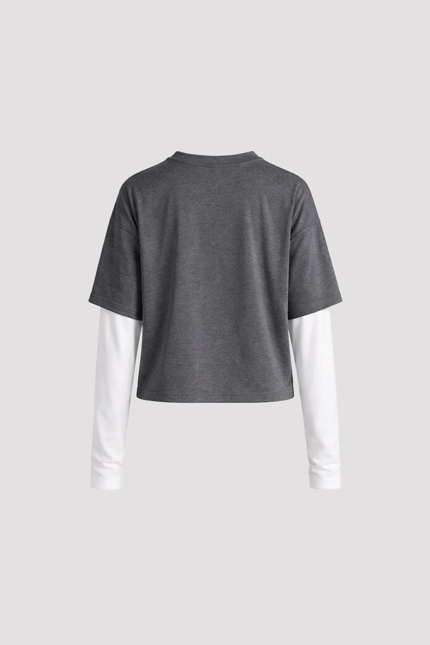 Feline Top in Anthracite