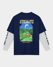 Fiore Wide Skate Longsleeve in Blue
