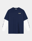 Fiore Wide Skate Longsleeve in Blue