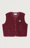 Hoktown Sleeveless Vest in Bordeaux