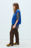 Hoktown Sleeveless Vest in Indigo