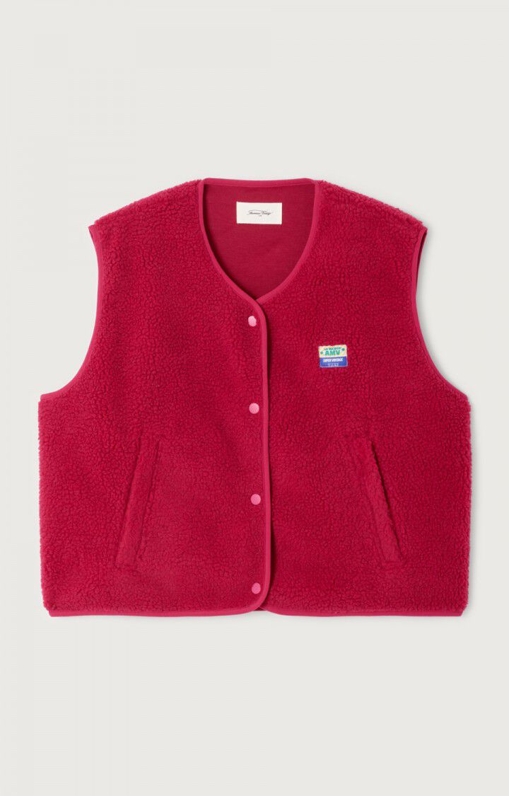 Hoktown Sleeveless Vest in Magenta