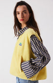 Hoktown Sleeveless Vest in Melange Butter