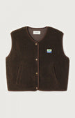 Hoktown Sleeveless Vest in Chesnut Tree Melange