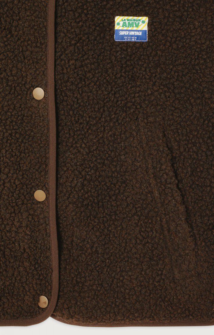 Hoktown Sleeveless Vest in Chesnut Tree Melange