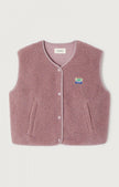Hoktown Sleeveless Vest in Sloe Melange