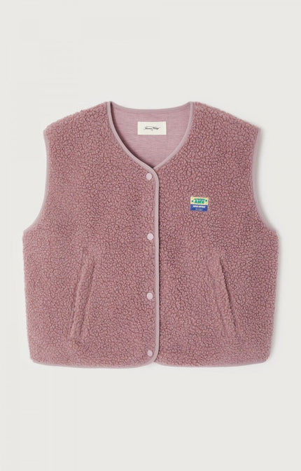 Hoktown Sleeveless Vest in Sloe Melange