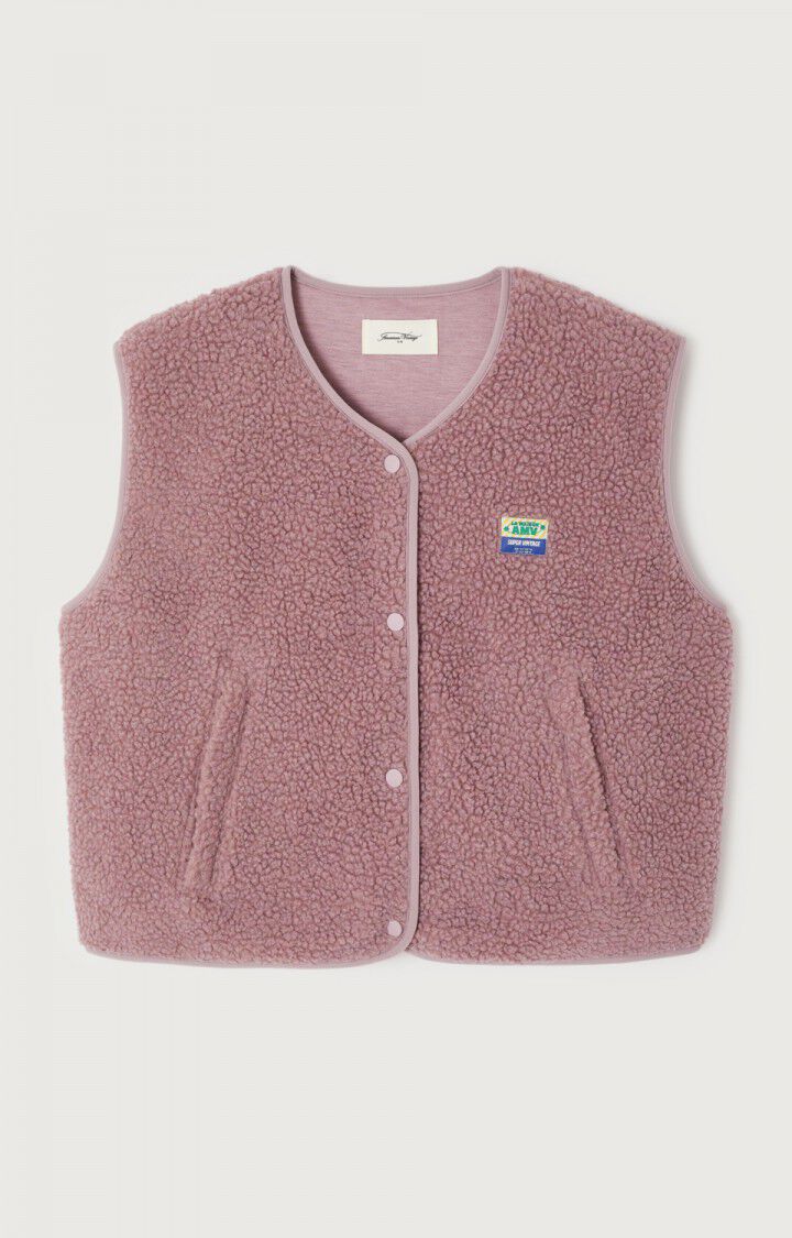 Hoktown Sleeveless Vest in Sloe Melange