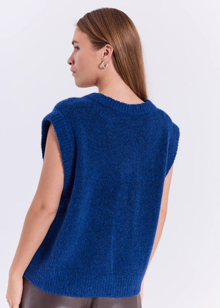 Halli Knit V-Neck Waist Coat