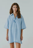 Hannali Denim Dress in Light Blue Wash