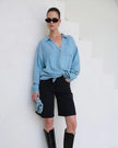 Boisy Shirt in Light Blue