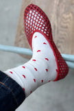 Heart Sneaker Socks