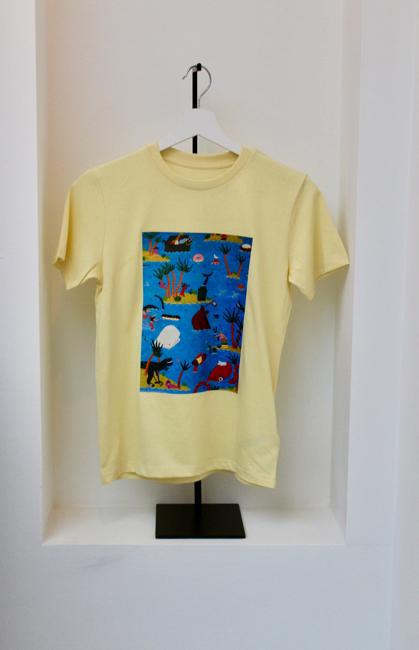 Kids T-shirt Sarah Renson x LM. Lambrechts Yellow