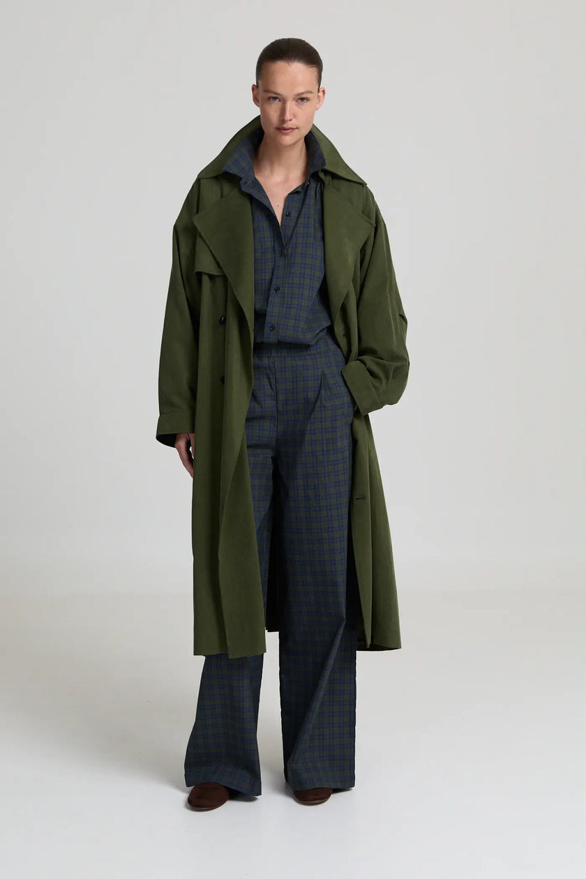 Jayden Trenchcoat in Khaki