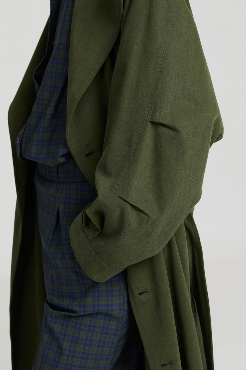 Jayden Trenchcoat in Khaki