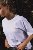 No Rain No Flowers Tee in Blue Haze
