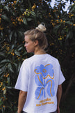 No Rain No Flowers Tee in Blue Haze