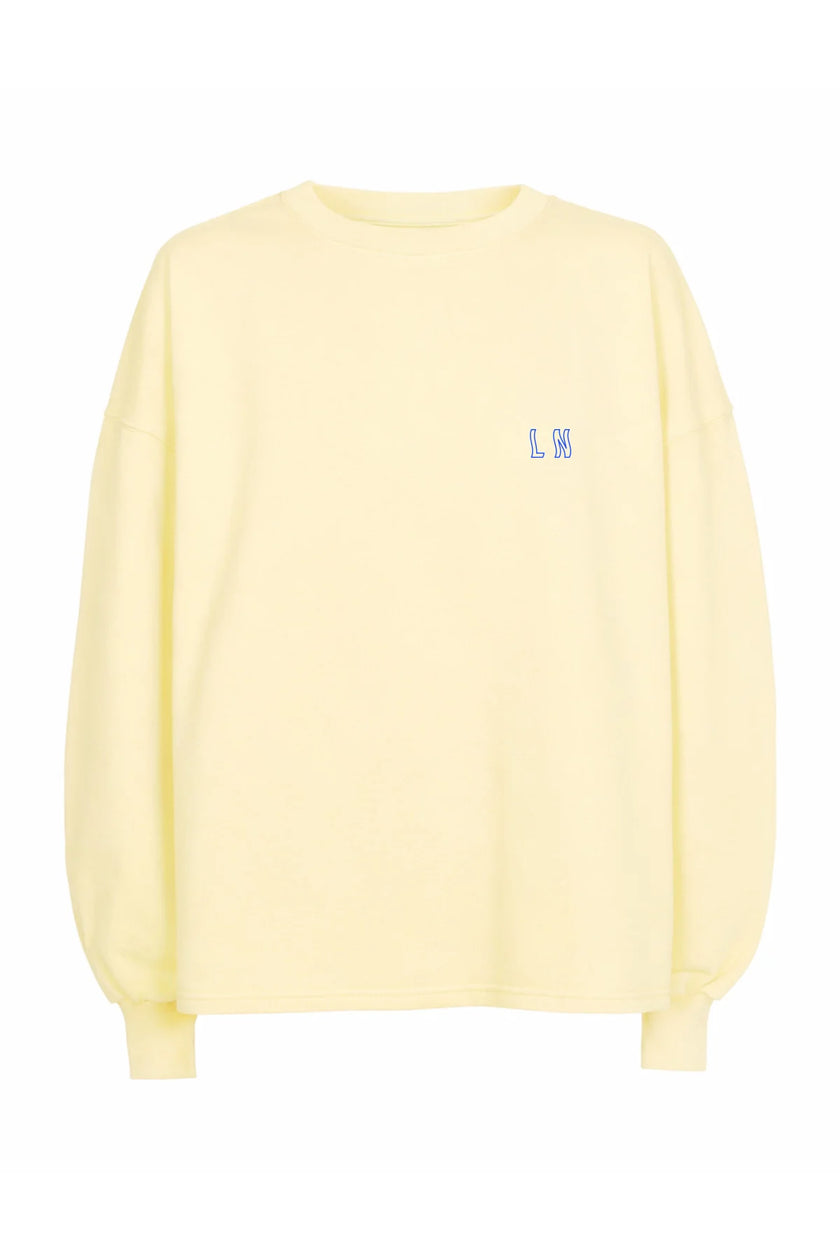 No Rain No Flowers Oversized Sweater in Butter