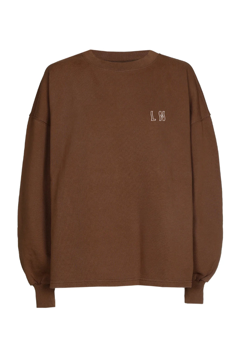 Waves Sweater in Washed Cacao