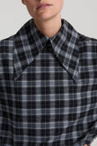 Babetta Dress in Grey Checked