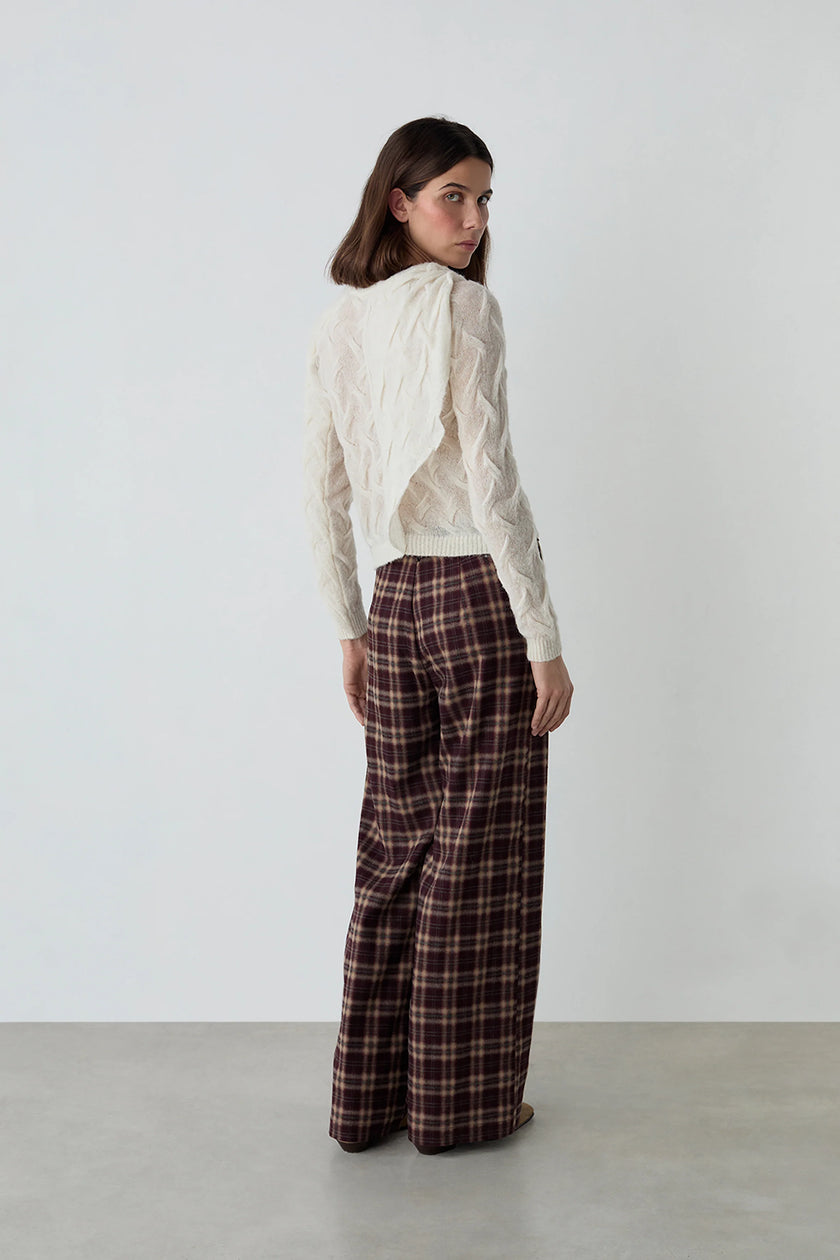 Parker ecru Textured Knit