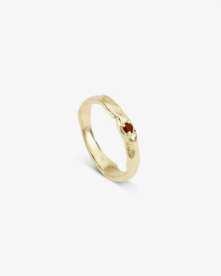 Magic Ring With A Red Jasper Stone