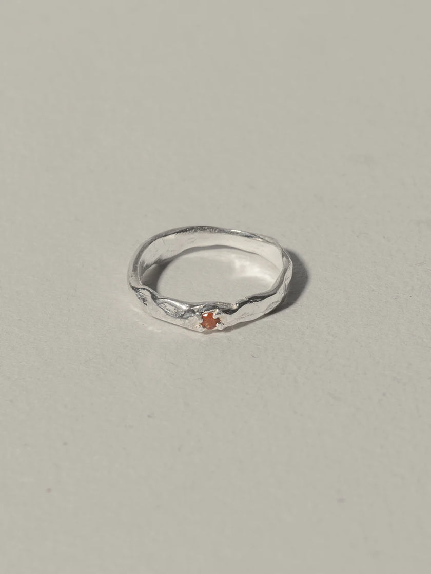 Magic Ring With A Red Jasper Stone
