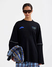 Mare Wide skate Longsleeve in Black