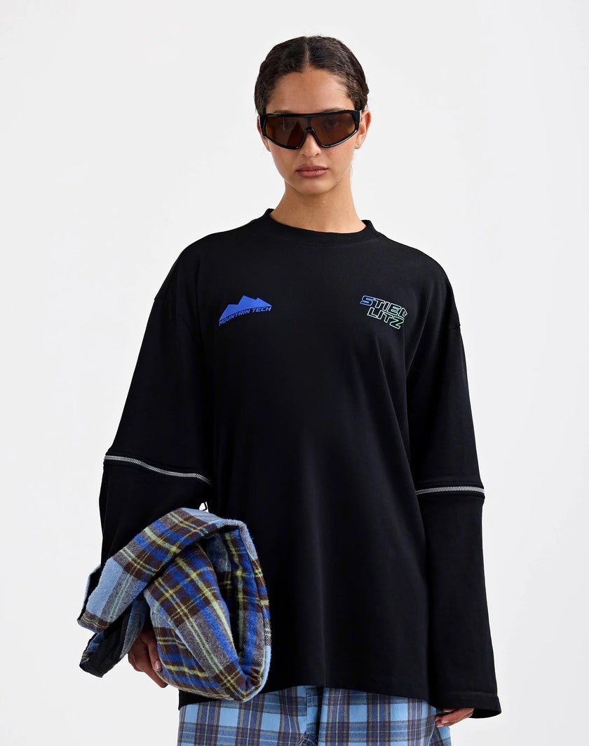 Mare Wide skate Longsleeve in Black
