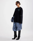 Mare Wide skate Longsleeve in Black
