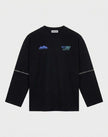 Mare Wide skate Longsleeve in Black