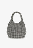 Merry Rhinestone Bag in Shiny Silver