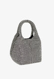 Merry Rhinestone Bag in Shiny Silver