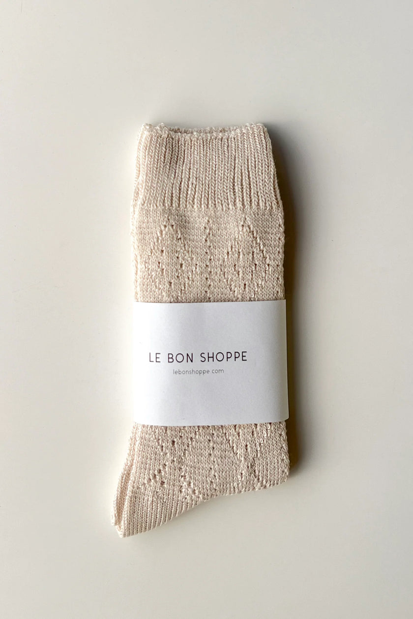 Modal Eyelet Socks