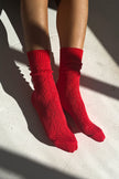 Modal Eyelet Socks