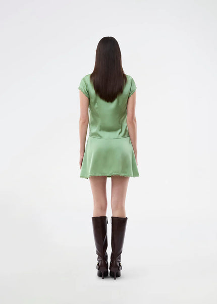 Aijamd Skirt in Aspen Green