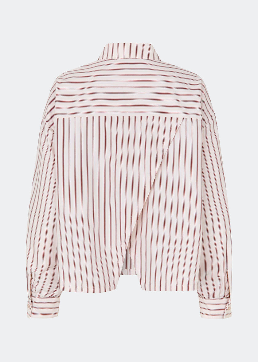 Dilanmd Stripe Shirt in Rose Stripe