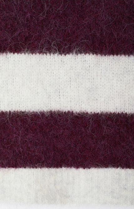 Niby Pull Sleeveless in Cranberry striped