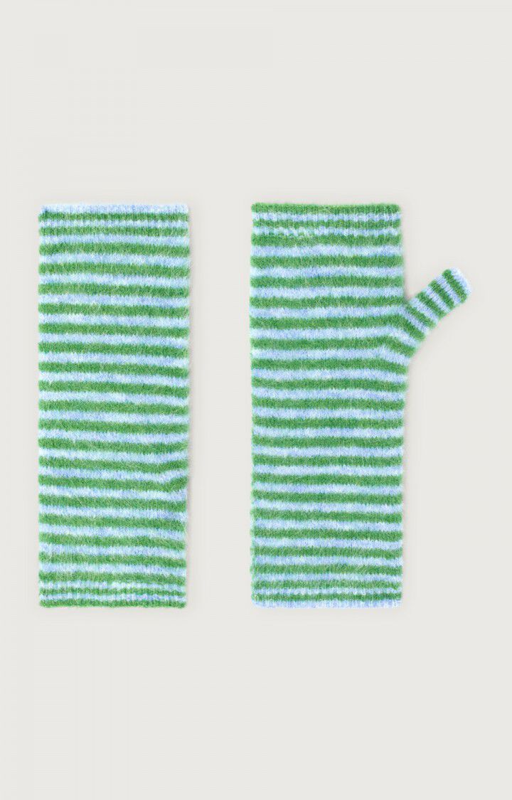 Womens Gloves Niby Coriander Stripes