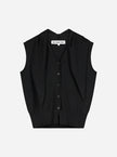 Nika Scarf Top in Black
