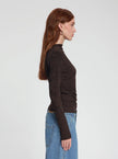 Edie LS Top in Brown