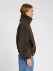 Mikkie Wool Bomber in Brown