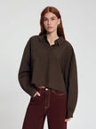 Liv Blouse in Brown