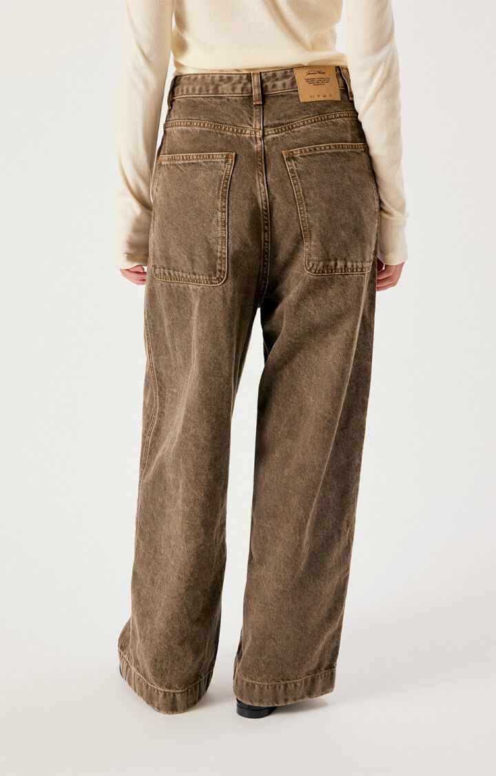 Oshow Loose-fit Jeans in Stone Brown